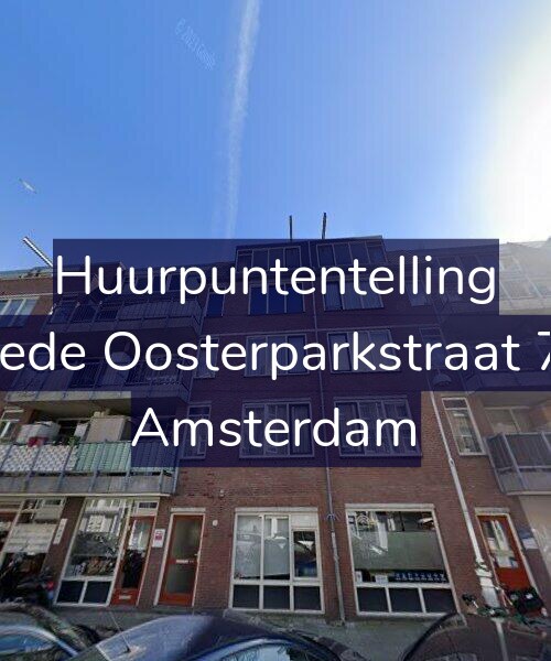 Foto gevel Huurpuntentelling voor Tweede Oosterparkstraat 74-C, Amsterdam