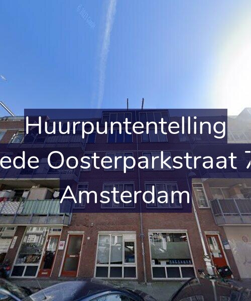 Foto gevel Huurpuntentelling voor Tweede Oosterparkstraat 74-B, Amsterdam