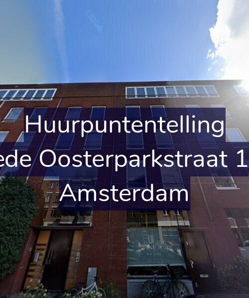 Foto gevel Huurpuntentelling voor Tweede Oosterparkstraat 154-B, Amsterdam