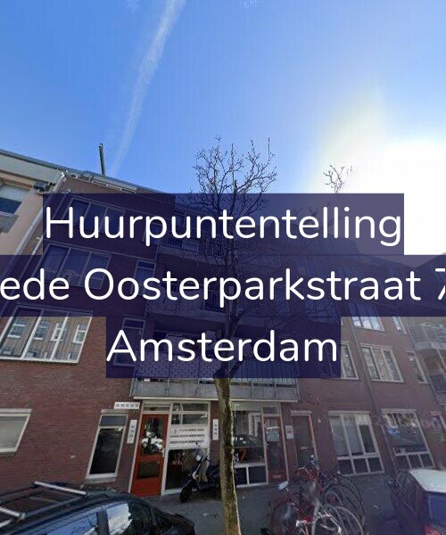 Foto gevel Huurpuntentelling voor Tweede Oosterparkstraat 76-C, Amsterdam