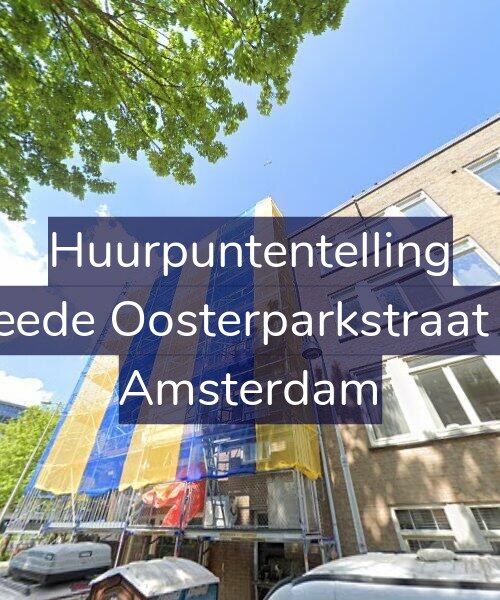 Foto gevel Huurpuntentelling voor Tweede Oosterparkstraat 1-2, Amsterdam