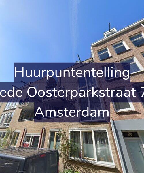 Foto gevel Huurpuntentelling voor Tweede Oosterparkstraat 71-C, Amsterdam