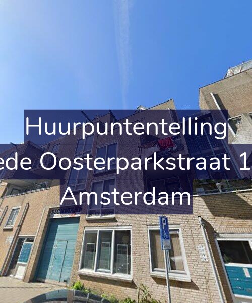 Foto gevel Huurpuntentelling voor Tweede Oosterparkstraat 119-C, Amsterdam