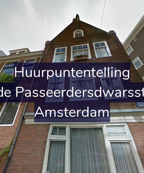 Foto gevel Huurpuntentelling voor Tweede Passeerdersdwarsstraat 3, Amsterdam