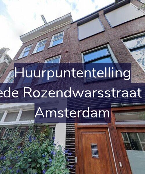Foto gevel Huurpuntentelling voor Tweede Rozendwarsstraat 12-1, Amsterdam