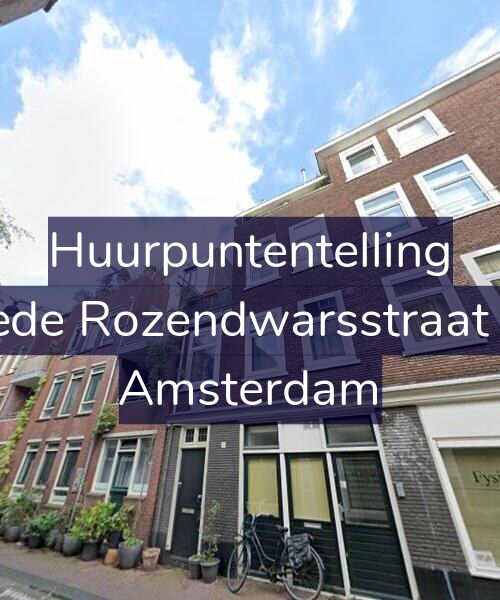 Foto gevel Huurpuntentelling voor Tweede Rozendwarsstraat 21-1, Amsterdam