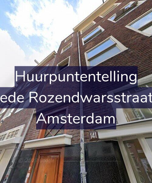 Foto gevel Huurpuntentelling voor Tweede Rozendwarsstraat 4-2, Amsterdam