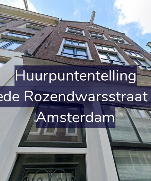 Foto gevel Huurpuntentelling voor Tweede Rozendwarsstraat 22-2, Amsterdam