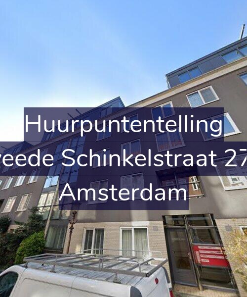 Foto gevel Huurpuntentelling voor Tweede Schinkelstraat 27-A, Amsterdam