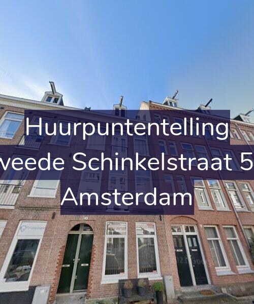 Foto gevel Huurpuntentelling voor Tweede Schinkelstraat 5-1, Amsterdam