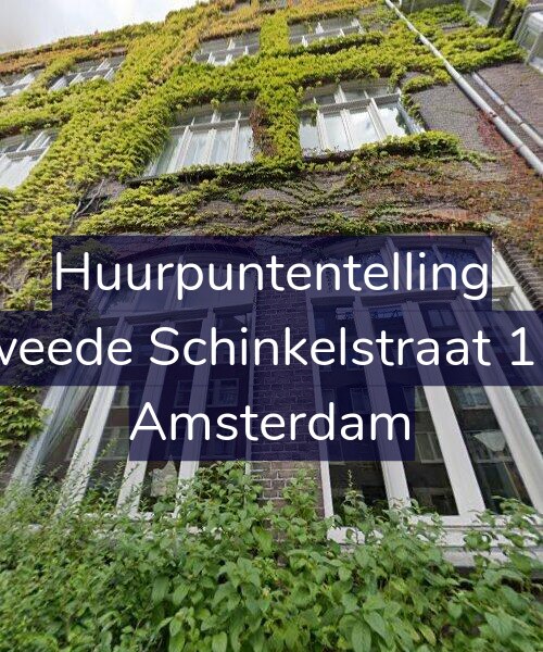 Foto gevel Huurpuntentelling voor Tweede Schinkelstraat 158, Amsterdam