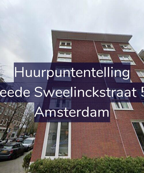 Foto gevel Huurpuntentelling voor Tweede Sweelinckstraat 5-A, Amsterdam