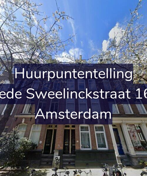 Foto gevel Huurpuntentelling voor Tweede Sweelinckstraat 16-3V, Amsterdam