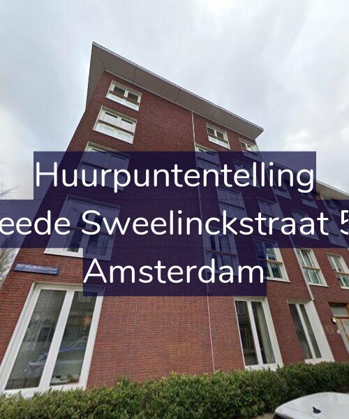 Foto gevel Huurpuntentelling voor Tweede Sweelinckstraat 5-M, Amsterdam