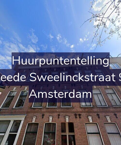 Foto gevel Huurpuntentelling voor Tweede Sweelinckstraat 9-2, Amsterdam