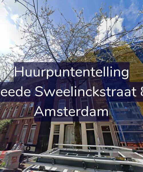 Foto gevel Huurpuntentelling voor Tweede Sweelinckstraat 8-1, Amsterdam