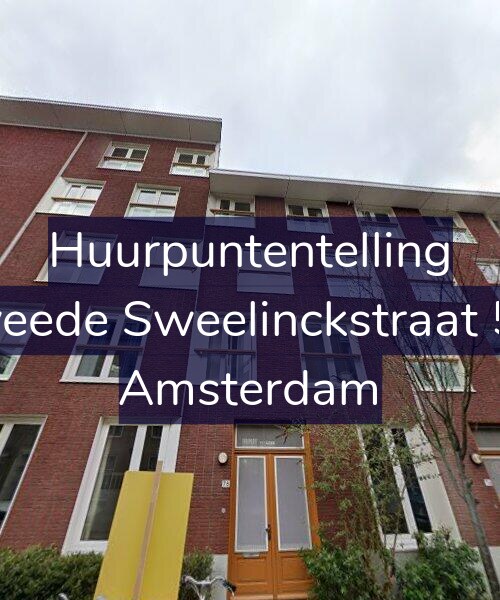 Foto gevel Huurpuntentelling voor Tweede Sweelinckstraat 5-F, Amsterdam