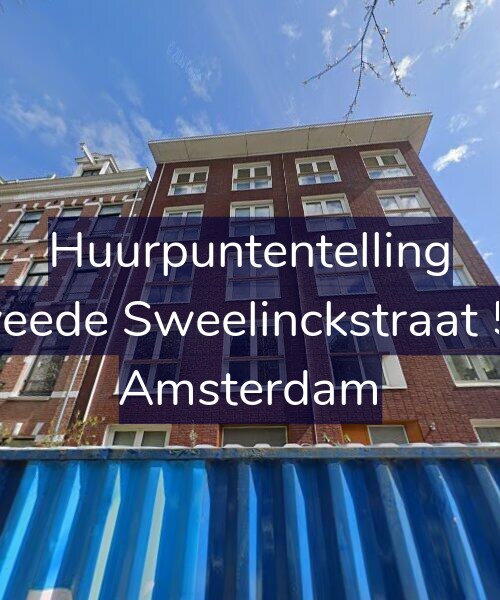 Foto gevel Huurpuntentelling voor Tweede Sweelinckstraat 5-L, Amsterdam