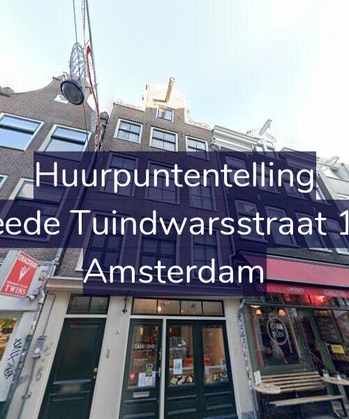 Foto gevel Huurpuntentelling voor Tweede Tuindwarsstraat 11-1, Amsterdam