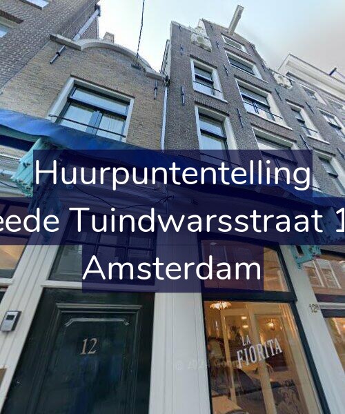 Foto gevel Huurpuntentelling voor Tweede Tuindwarsstraat 12-1, Amsterdam