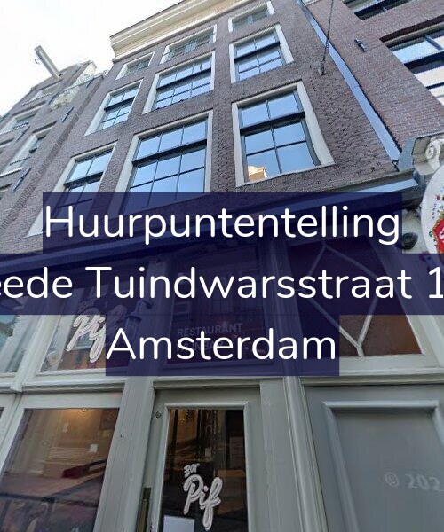 Foto gevel Huurpuntentelling voor Tweede Tuindwarsstraat 10-D, Amsterdam
