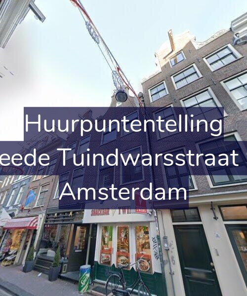 Foto gevel Huurpuntentelling voor Tweede Tuindwarsstraat 9-1, Amsterdam