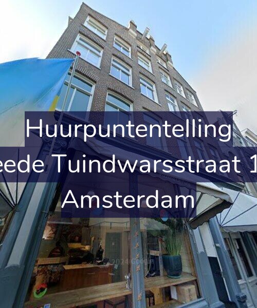 Foto gevel Huurpuntentelling voor Tweede Tuindwarsstraat 14-1, Amsterdam