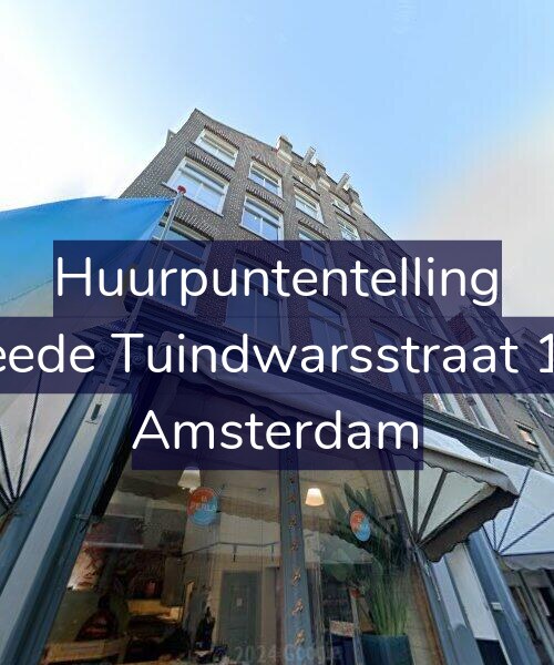 Foto gevel Huurpuntentelling voor Tweede Tuindwarsstraat 14-2, Amsterdam
