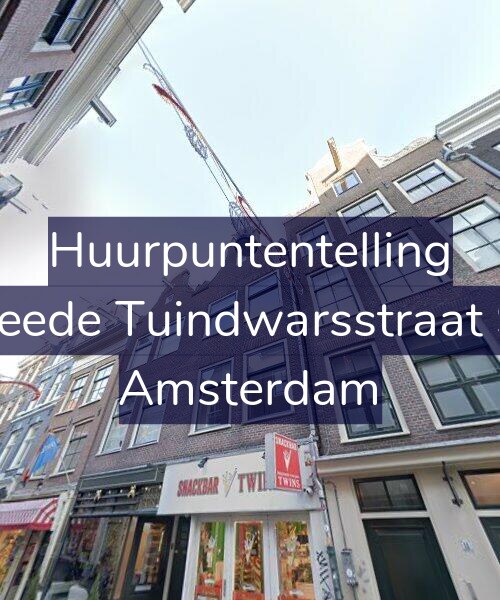 Foto gevel Huurpuntentelling voor Tweede Tuindwarsstraat 9-2, Amsterdam