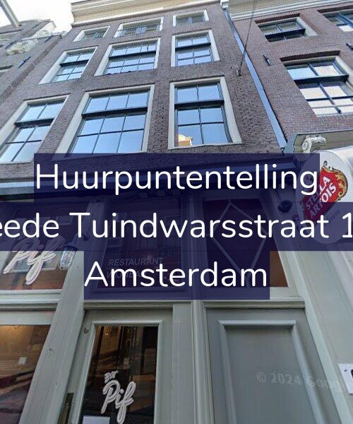 Foto gevel Huurpuntentelling voor Tweede Tuindwarsstraat 10-B, Amsterdam