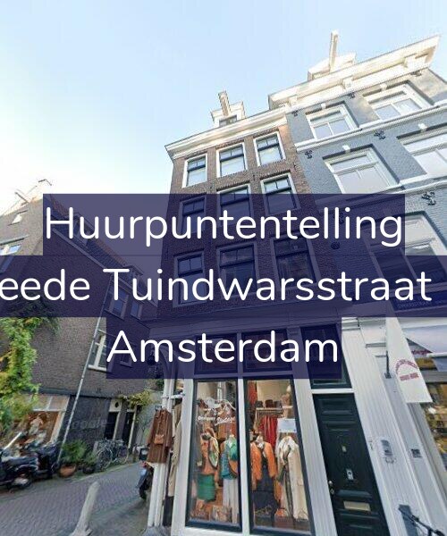 Foto gevel Huurpuntentelling voor Tweede Tuindwarsstraat 1-1, Amsterdam