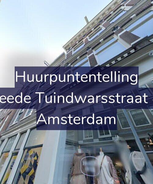 Foto gevel Huurpuntentelling voor Tweede Tuindwarsstraat 4-2, Amsterdam