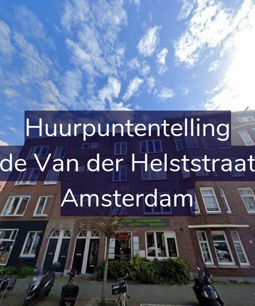 Foto gevel Huurpuntentelling voor Tweede Van der Helststraat 25-1, Amsterdam