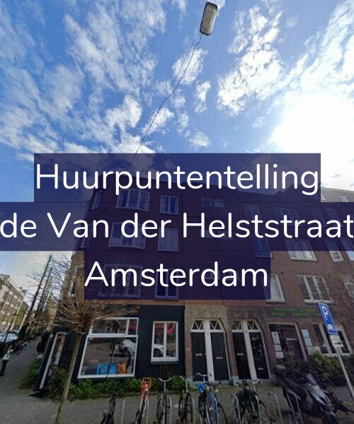 Foto gevel Huurpuntentelling voor Tweede Van der Helststraat 23-1, Amsterdam