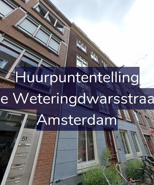 Foto gevel Huurpuntentelling voor Tweede Weteringdwarsstraat 51-A, Amsterdam