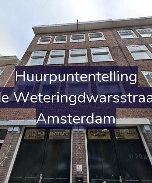 Foto gevel Huurpuntentelling voor Tweede Weteringdwarsstraat 41-1, Amsterdam