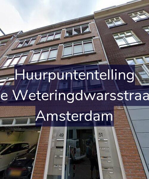 Foto gevel Huurpuntentelling voor Tweede Weteringdwarsstraat 49-A, Amsterdam