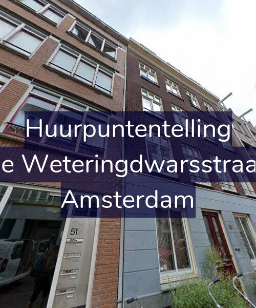 Foto gevel Huurpuntentelling voor Tweede Weteringdwarsstraat 51-B, Amsterdam
