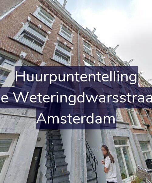 Foto gevel Huurpuntentelling voor Tweede Weteringdwarsstraat 61-B, Amsterdam