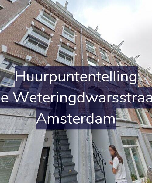 Foto gevel Huurpuntentelling voor Tweede Weteringdwarsstraat 61-C, Amsterdam