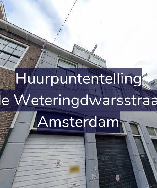 Foto gevel Huurpuntentelling voor Tweede Weteringdwarsstraat 13-1, Amsterdam