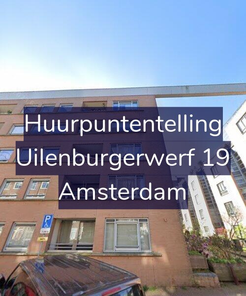 Foto gevel Huurpuntentelling voor Uilenburgerwerf 19, Amsterdam