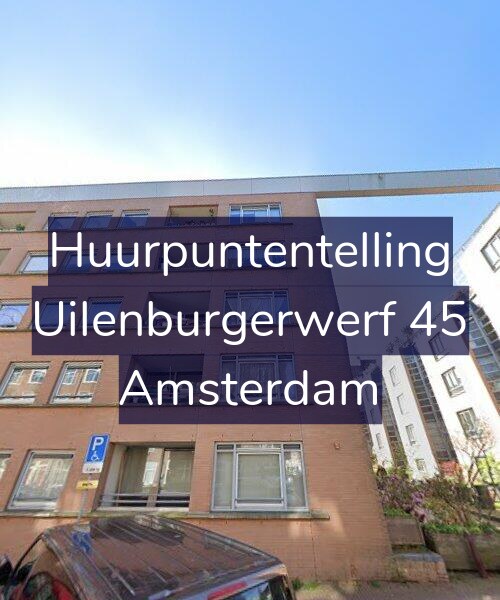 Foto gevel Huurpuntentelling voor Uilenburgerwerf 45, Amsterdam