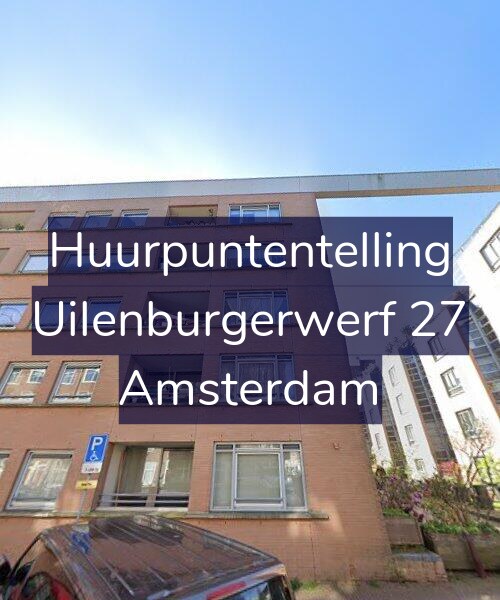 Foto gevel Huurpuntentelling voor Uilenburgerwerf 27, Amsterdam