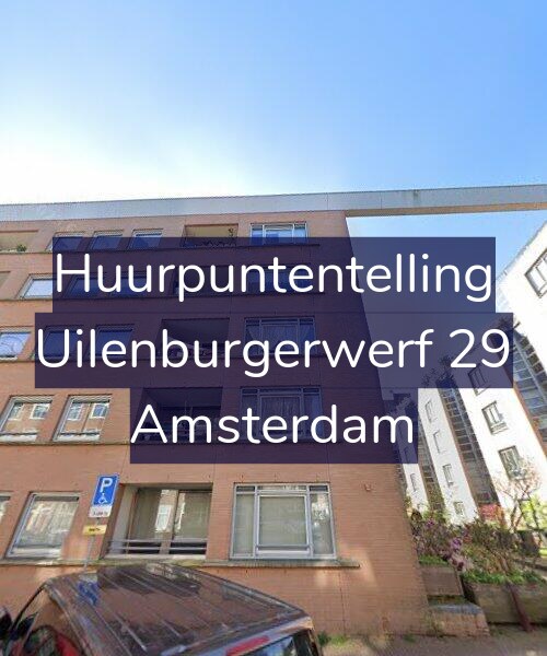 Foto gevel Huurpuntentelling voor Uilenburgerwerf 29, Amsterdam
