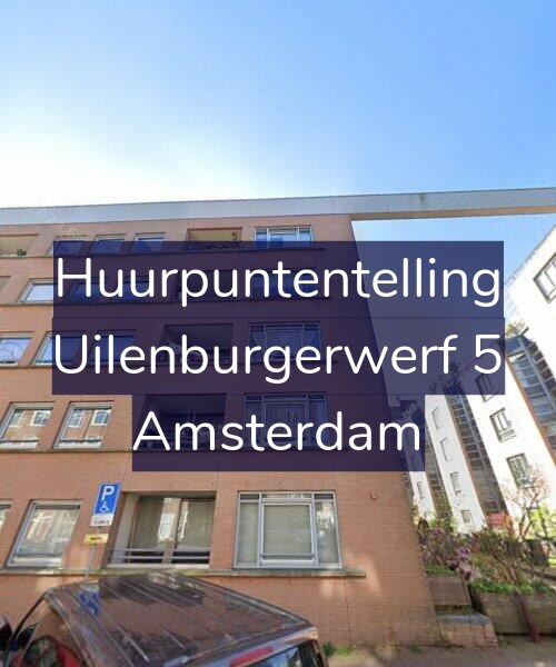 Foto gevel Huurpuntentelling voor Uilenburgerwerf 5, Amsterdam