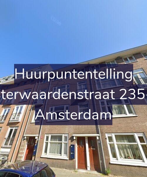 Foto gevel Huurpuntentelling voor Uiterwaardenstraat 235-1, Amsterdam