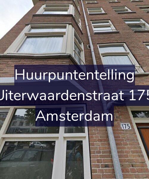 Foto gevel Huurpuntentelling voor Uiterwaardenstraat 175, Amsterdam