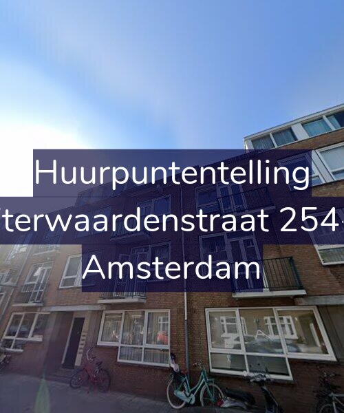 Foto gevel Huurpuntentelling voor Uiterwaardenstraat 254-2, Amsterdam