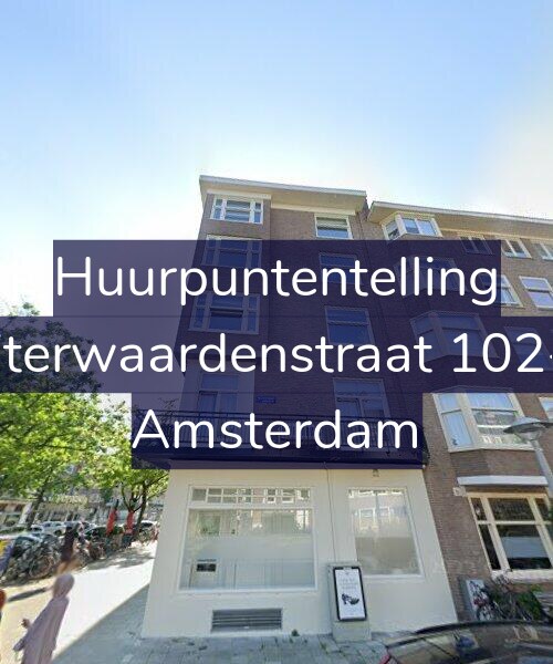 Foto gevel Huurpuntentelling voor Uiterwaardenstraat 102-3, Amsterdam